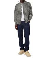 Frank And Oak Men's Jasper Loose-Fit Check Button-Down Oxford Shirt