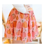 Sweet Wink Little and Big Girls Pumpkin Daisy Tutu Skirt