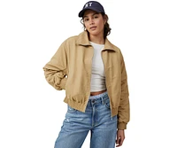 Cotton On Women's Scout Collared Bomber Jacket