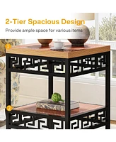 Tribesigns End Table for Living Room, 2