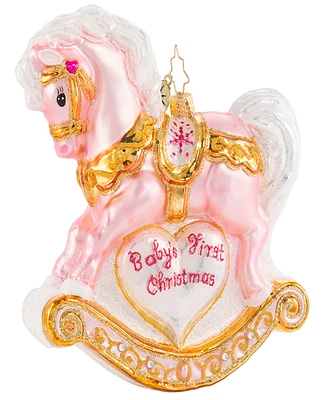 Christopher Radko Baby's First Christmas Filly Ornament