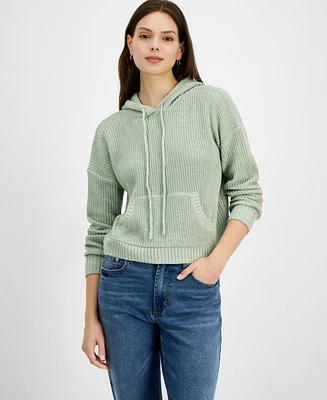 Hippie Rose Juniors' Knit Hoodie