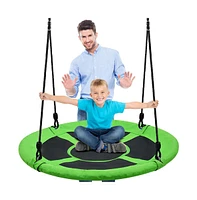 SereneLife Children s Hanging Swing Seat with Waterproof Fabric - Green