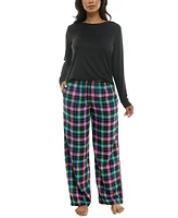 Roudelain Women's Printed Flannel Pajama Pants