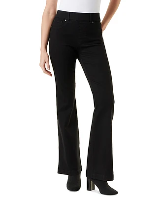 Gloria Vanderbilt Women's Shape Effect Pull-On Flared-Leg Jeans