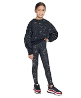 Nike Big Girls Sportswear Club Fleece Crewneck Sparkle Sweatshirt