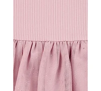 Carter's Baby Girls Ribbed Tulle Holiday Dress