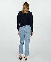 Mango Women's Maternity Straight Jeans