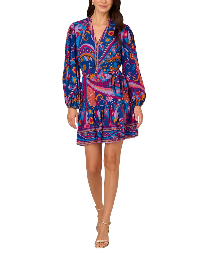 Adrianna by Papell Women's Printed Shirtdress