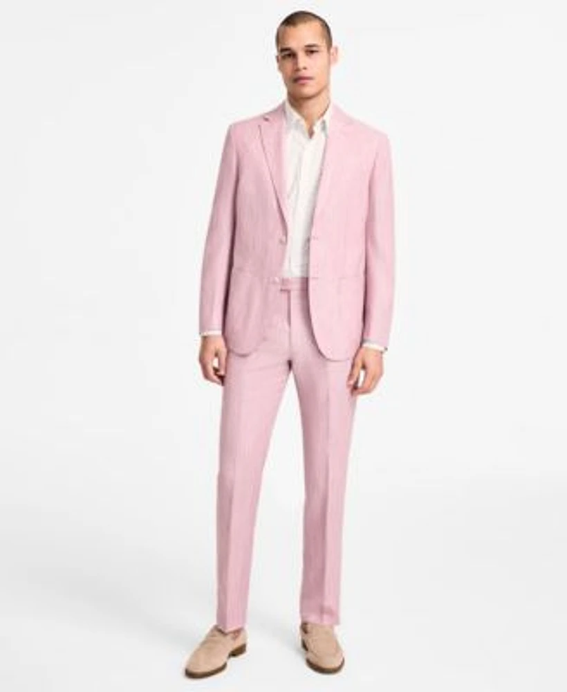 Michael Kors Mens Classic Fit Pink Suit Separates