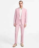 Michael Kors Mens Classic Fit Pink Suit Separates