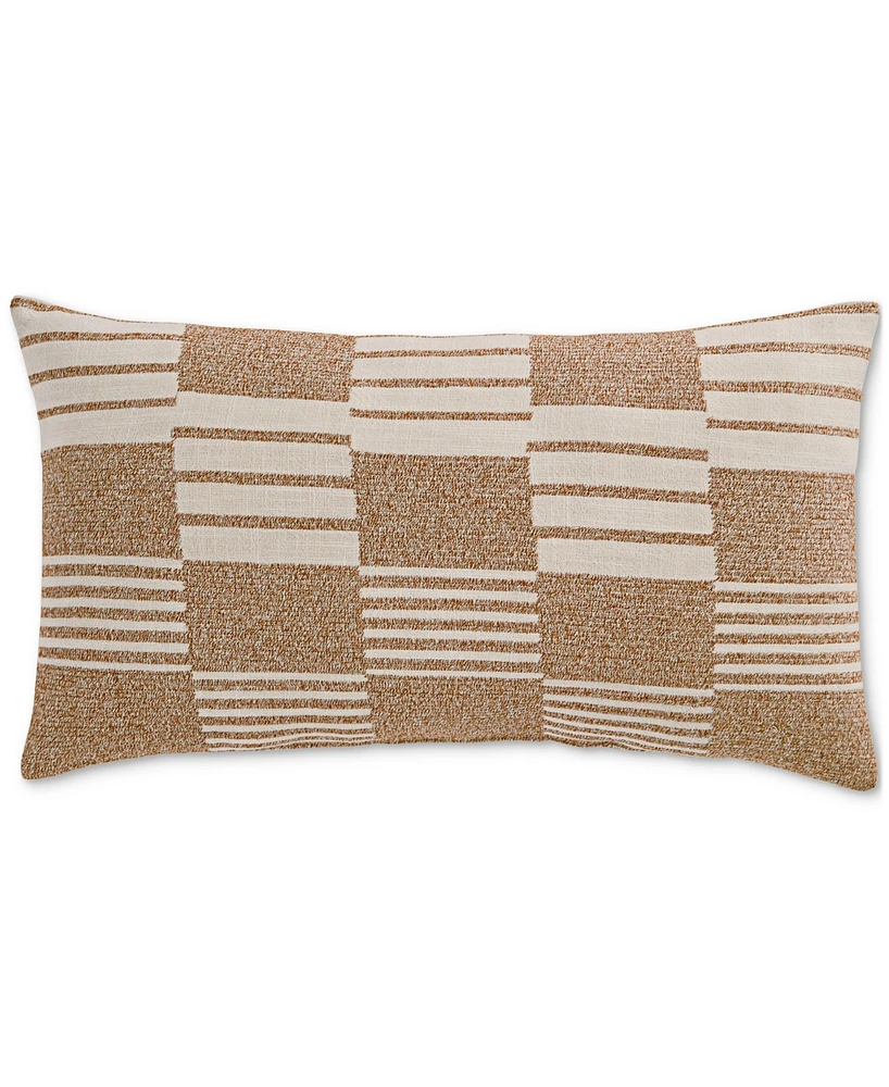 Oake Broken Stripe Decorative Pillow, 12" x 22"