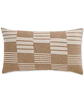 Oake Broken Stripe Decorative Pillow, 12" x 22"