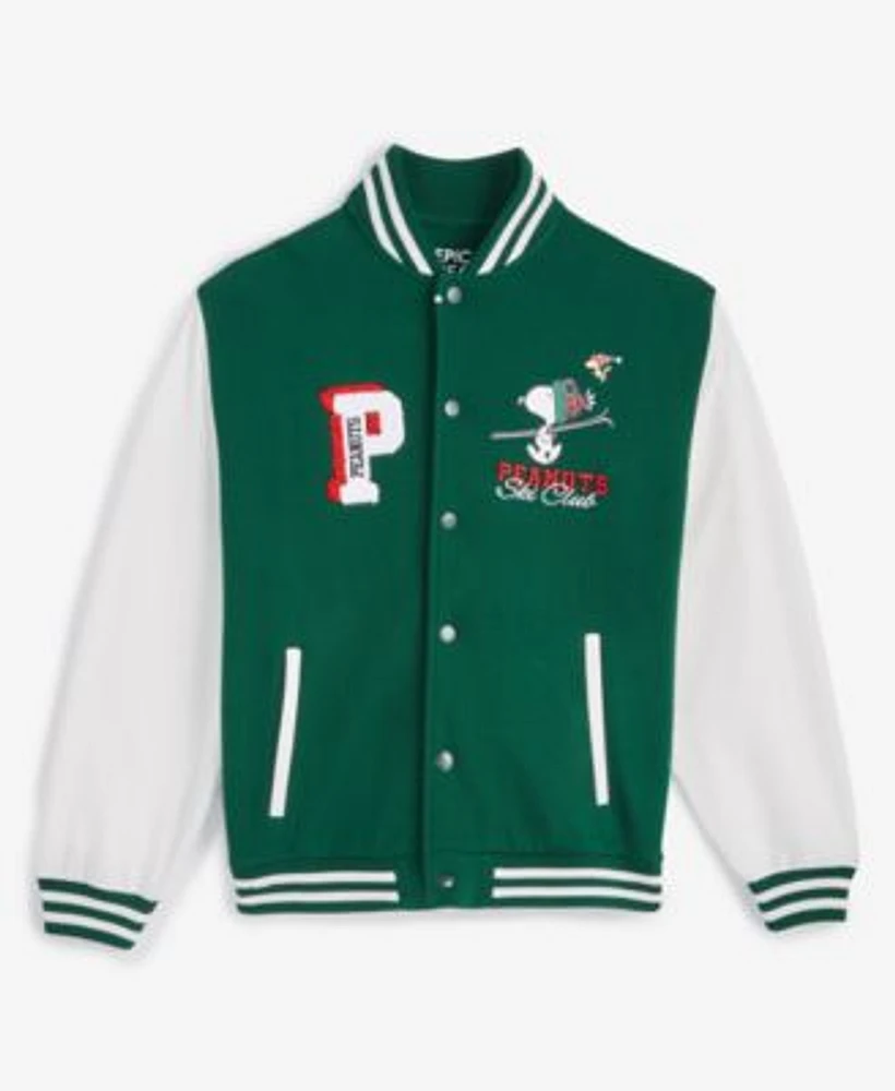 Epic Threads Little Big Boys Peanuts Varsity Jacket T Shirt Cargo Joggers Created For Macys