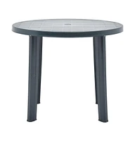 vidaXL Patio Table 35" Plastic