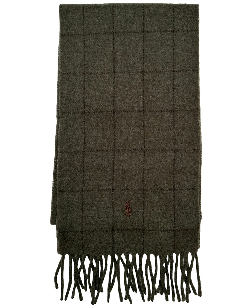 Polo Ralph Lauren Men's Reversible Windowpane Scarf