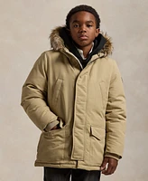 Polo Ralph Lauren Big Boys Artificial-fur-Trim Down Parka Jacket