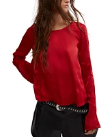 Free People Women's Arabella Tie-Back Blouse