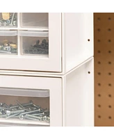 Iris 24 Drawer Sewing and Craft Parts Cabinet, White