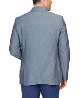 Men's Textured Melanged Solid Sportcoat