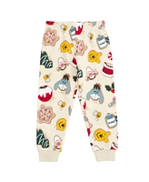 Winnie the Pooh Baby Boys Mickey Mouse Nightmare Before Christmas Toy Story Fleece Sweatshirt and Jogger Pants Outfit Set