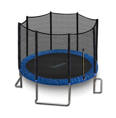 SereneLife Outdoor Trampoline with Safety Net - 12ft