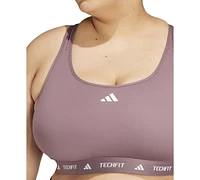 adidas Plus Size Techfit Racerback Sports Bra