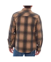 Px Clothing Men's Long Sleeve Plaid Shirt Jacket