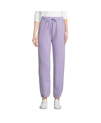 Lands' End Women's Tall Serious Sweats High Rise Jogger Pants