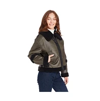 Frye Women's Chloe Faux Shearling Coat