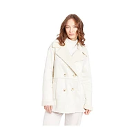 Frye Women's Andrea Faux Shearling Coat