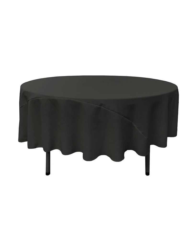 Slickblue Polyester Poplin 90-Inch Round Tablecloth – Durable and Elegant Table Cover