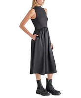 Steve Madden Women's Aradia Mixed-Media Sleeveless Dress