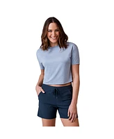 Free Country Women's Microtech Chill B Cool Crop Top