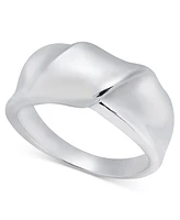 On 34th Silver-Tone Sculptural Band Ring, Created for Macy's