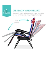 Best Choice Products Set of 2 Zero Gravity Lounge Chair Recliners for Patio