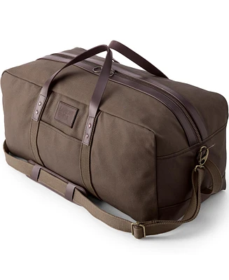 Lands' End Waxed Canvas Travel Duffle Bag