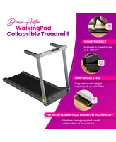 WalkingPad Denise Austin Collapsible Treadmill with Double Fold Technology, Gray