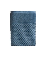 Linery & Co Co. Cotton Diamond Textured Bath Towel, 54" x 27"