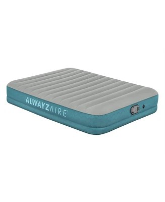 Bestway AlwayzAire 14" Inflatable Air Mattress Bed with Rechargeable Pump, Queen