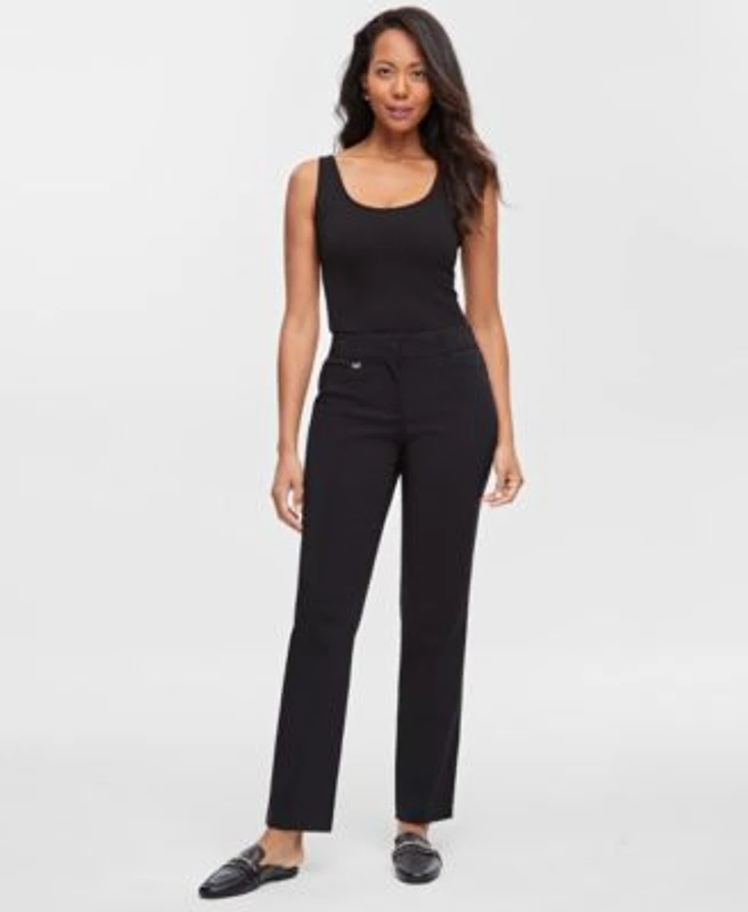 Jm Collection Womens Slim Leg Curvy Fit Pants 2ps 28w Created For Macys