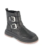 Dkny Little and Big Girls Crissa Buckles Lug Boot