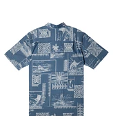 Quiksilver Waterman Men's Bill Fish Short Sleeve Shirt