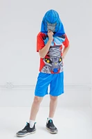Transformers Toddler Boys Athletic Pullover T-Shirt Mesh Shorts Outfit Set