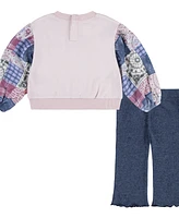 Levi's Infant Girls Crew and Flare Leggings, 2-Piece Set