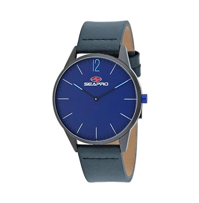 Seapro Men's Black hole Blue Dial Watch - SP0105