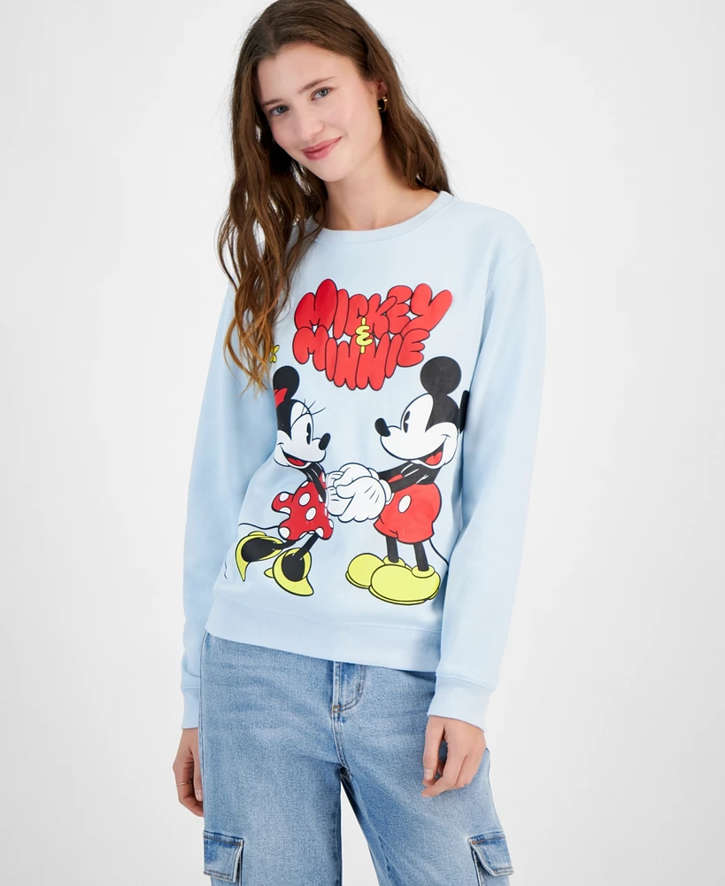 Disney Juniors' Mickey and Minnie Graphic Sweatshirt