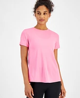 Id Ideology Women's Birdseye Mesh Short-Sleeve T-Shirt