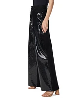 Sam Edelman Women's Bianka Embellished Wide-Leg Jeans