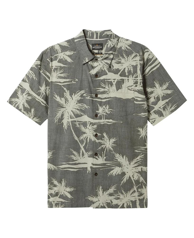 Quiksilver Waterman Men's Palms Short Sleeve Shirt